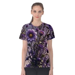 Flower Bloom Blossom Nature Flora Women s Cotton T-shirt