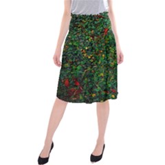 Grass Nature Meadow Midi Beach Skirt