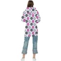 Pattern Seamless Design Decorative Women s Long Oversized Pullover Hoodie View2