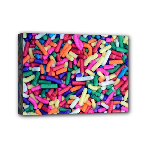 Colorful Candy Texture, Close-up Mini Canvas 7  X 5  (stretched)