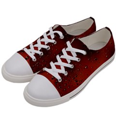 Water Drops, Lui, Amazing Men s Low Top Canvas Sneakers by kyorashop23