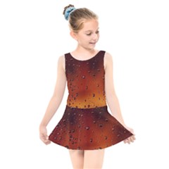 Water Drops, Lui, Amazing Kids  Skater Dress Swimsuit