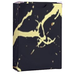 Marble Black, Kiss, Gold, Pretty Playing Cards Single Design (rectangle) With Custom Box