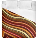 Waves Pattern Abstract Neutrals Duvet Cover (King Size) View1