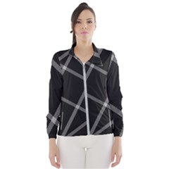 Stripes, Zigzag, Surface, Pattern, Women s Windbreaker