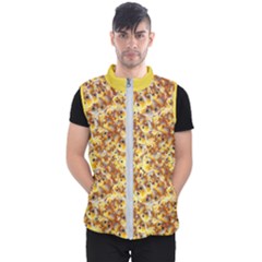 Whimsy Chickens Pattern (ai) Men s Puffer Vest