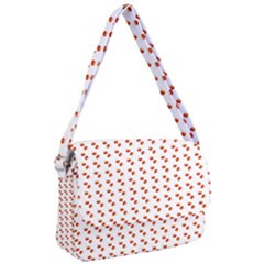 Kawaii Pumpkin Patt White Courier Bag