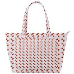 Kawaii Pumpkin Patt White Back Pocket Shoulder Bag 