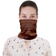 Seamless Wooden Planks Brown Wooden Background Face Covering Bandana (adult)