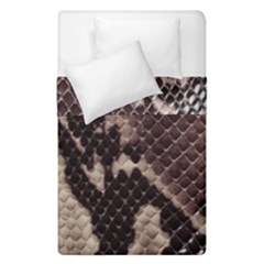 Snake Skin, Reptile Skin, Snake Skin Textures, Brown Snake Duvet Cover Double Side (single Size)