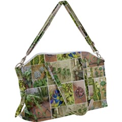 Garden Sanctuary Photo Collage Print Canvas Crossbody Bag by dflcprintsclothing