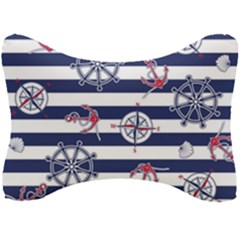 Seamless Marine Pattern Seat Head Rest Cushion