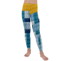 Lego, Background, Dots Kids  Lightweight Velour Leggings