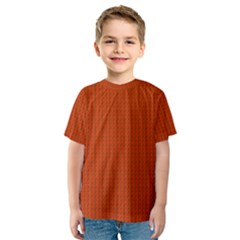 Orange Lego Texture Macro, Orange Dots Background Kids  Sport Mesh T-shirt