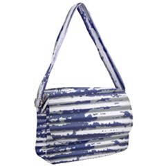 Metallic Rhythm Print Courier Bag by dflcprintsclothing