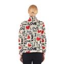 Love Abstract Background Love Textures Women s Bomber Jacket View2