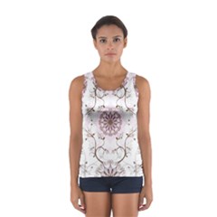 Floral Flora Flower Seamless Pattern Sport Tank Top 