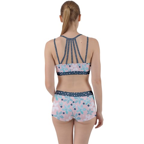 watercolor flowers Perfect Fit Gym Set