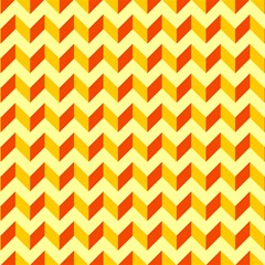 modern retro chevron patchwork pattern