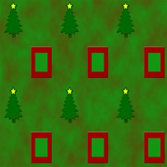 christmas trees and boxes background