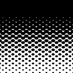 gradient circle round black polka