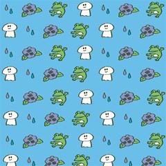 frog ghost rain flower green animals