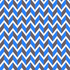 zigzag chevron pattern blue grey