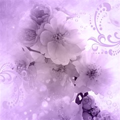 wonderful flowers in soft violet colors