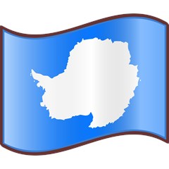 nuvola graham antarctic flag