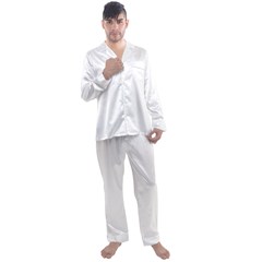 Men s Long Sleeve Satin Pajamas Set Icon