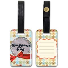 Luggage Tag (two sides) Icon