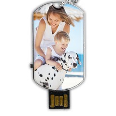 Dog Tag USB Flash (One Side) Icon