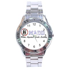 Madd Stainless Steel Analogue Watch (round)