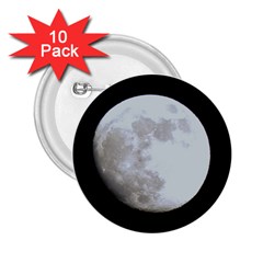 Moon 10 Pack Regular Button (round) by LigerTees