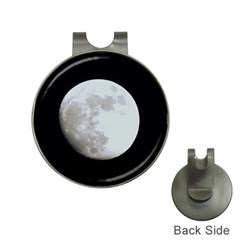 Moon Hat Clip with Golf Ball Marker