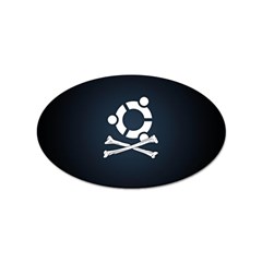 Ubuntu Bone 100 Pack Sticker (oval)