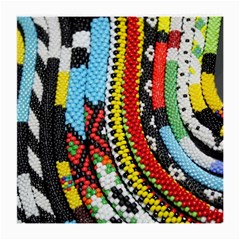Multi-colored Beaded Background Twin-sided Large Glasses Cleaning Cloth