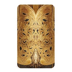 Golden Brown Tooled Faux Leather Look Memory Card Reader (rectangular)