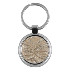 Tri-colored Bling Design Key Chain (round) by artattack4all