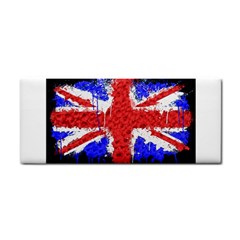 Distressed British Flag Bling Hand Towel by artattack4all