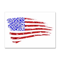 Sparkling American Flag 100 Pack A4 Sticker by artattack4all