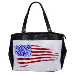 Sparkling American Flag Single-sided Oversized Handbag by artattack4all