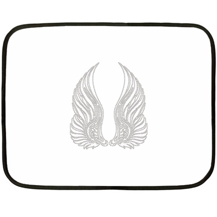 Angel Bling Wings Twin-sided Mini Fleece Blanket