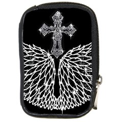 Bling Wings And Cross Digital Camera Case by artattack4all