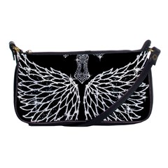 Bling Wings And Cross Evening Bag by artattack4all