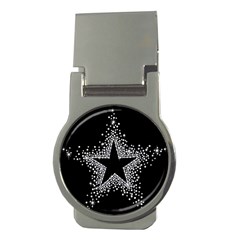 Sparkling Bling Star Cluster Money Clip (round) by artattack4all