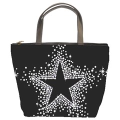 Sparkling Bling Star Cluster Bucket Handbag