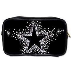 Sparkling Bling Star Cluster Twin-sided Personal Care Bag