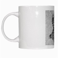 Diamond Bling Lion White Coffee Mug by artattack4all