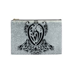 Diamond Bling Lion Medium Makeup Purse